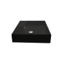 WS Bath Collections Unlimited 18-5/16" Rectangular Ceramic Vessel or Wall Mounted Bathroom Sink with Overflow Matte Black