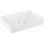 WS Bath Collections Vision 29-1/2" Ceramic Vessel Bathroom Sink Gloss White