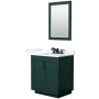 Green / Giotto Quartz Top / Matte Black Hardware