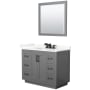 Dark Gray / Giotto Quartz Top / Matte Black Hardware