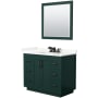 Green / Giotto Quartz Top / Matte Black Hardware