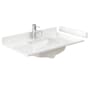 Wyndham Collection 36" Quartz Vanity Top with Backsplash and Sidesplash White Quartz