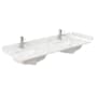 Wyndham Collection 60" Quartz Vanity Top with Backsplash and Sidesplash Giotto Quartz