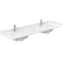 Wyndham Collection 72" Quartz Vanity Top with Backsplash and Sidesplash Giotto Quartz