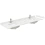 Wyndham Collection 80" Quartz Vanity Top with Backsplash and Sidesplash Giotto Quartz