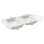 Wyndham Collection 48" Quartz Vanity Top with Backsplash and Sidesplash White Quartz