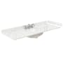 Wyndham Collection 60" Quartz Vanity Top with Backsplash and Sidesplash Giotto Quartz
