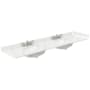 Wyndham Collection 84" Quartz Vanity Top with Backsplash and Sidesplash Giotto Quartz