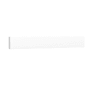 Wyndham Collection 24" L x 3" H Backsplash White Cultured Marble