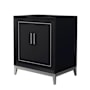 Wyndham Collection Marlena 30" Single Free Standing Vanity Cabinet Only - Less Vanity Top Black / Brushed Nickel Hardware