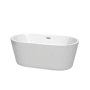 White / Brushed Nickel Trim