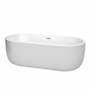 White / Brushed Nickel Trim