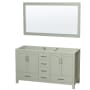 Light Green / Brushed Nickel Hardware