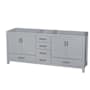 Gray / Brushed Chrome Hardware