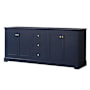 Dark Blue / Brushed Gold Hardware
