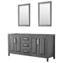 Dark Gray / Polished Chrome Hardware