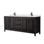 Dark Espresso / Giotto Quartz Top / Matte Black Hardware