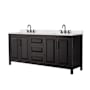 Dark Espresso / Giotto Quartz Top / Matte Black Hardware