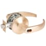 Yale 5400LN Series Pacific Beach Heavy Duty Grade 1 Single Cylinder Keyed Entry Security Door Lever Set- Less Best Cylinder Satin Bronze