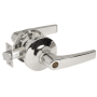 Yale 5400LN Series Monroe Heavy Duty Grade 1 Single Cylinder Keyed Entry Security Door Lever Set - Less Cylinder Bright Chrome