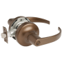 Yale 5300LN Series Pacific Beach Grade 2 Single Cylinder Keyed Entry Door Lever Set with 2-3/8" Backset - Less Cylinder Dark Oxidized Satin Bronze