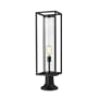 Z-Lite Dunbroch 30" Tall Outdoor Pier Mount Post Light Black