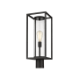 Z-Lite Dunbroch 22" Tall Outdoor Single Head Post Light Black