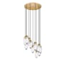 Z-Lite Arden 11 Light 24" Wide Suspension Multi Light Pendant Rubbed Brass
