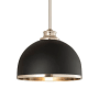 Z-Lite Landry 10" Wide Pendant Matte Black / Brushed Nickel