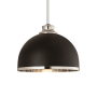 Z-Lite Landry 10" Wide Pendant Matte Black / Chrome
