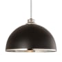 Z-Lite Landry 14" Wide Pendant Matte Black / Chrome