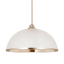 Z-Lite Landry 20" Wide Pendant Matte White / Brushed Nickel