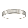Z-Lite Madison 17" Wide LED Flush Mount Drum Ceiling Fixture Brushed Nickel