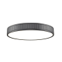 Z-Lite Madison 21" Wide LED Flush Mount Drum Ceiling Fixture Matte Black