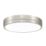 Z-Lite Algar 16" Wide LED Flush Mount Drum Ceiling Fixture Brushed Nickel