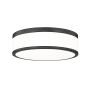 Z-Lite Ballord 12" Wide Flush Mount Drum Ceiling Fixture Matte Black