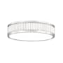 Z-Lite Stari 13" Wide Flush Mount Drum Ceiling Fixture Brushed Nickel