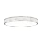 Z-Lite Stari 21" Wide Flush Mount Drum Ceiling Fixture Brushed Nickel