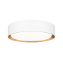 Matte White / Modern Gold
