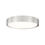 Z-Lite Kawan 16" Wide Flush Mount Drum Ceiling Fixture Brushed Nickel