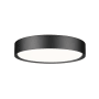 Z-Lite Kawan 16" Wide Flush Mount Drum Ceiling Fixture Matte Black