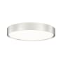 Z-Lite Kawan 20" Wide Flush Mount Drum Ceiling Fixture Brushed Nickel