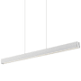 Z-Lite Hudson 55" Wide Linear Chandelier Brushed Nickel