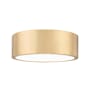 Z-Lite Coronado 13" Wide Flush Mount Drum Ceiling Fixture Modern Gold