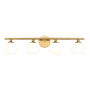 Z-Lite Neoma 4 Light 8" Wide Vanity Light Modern Gold