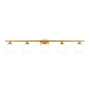 Z-Lite Neoma 5 Light 8" Wide Vanity Light Modern Gold