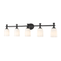 Z-Lite Orion 5 Light 41" Wide Vanity Light Matte Black