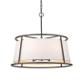 Z-Lite Lenyx Pendant 6 Light 26" Wide Drum Chandelier Iron Ore