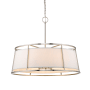Z-Lite Lenyx Pendant 8 Light 32" Wide Drum Chandelier Brushed Nickel