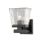 Z-Lite Astor 6" Wide Bathroom Vanity Light Matte Black